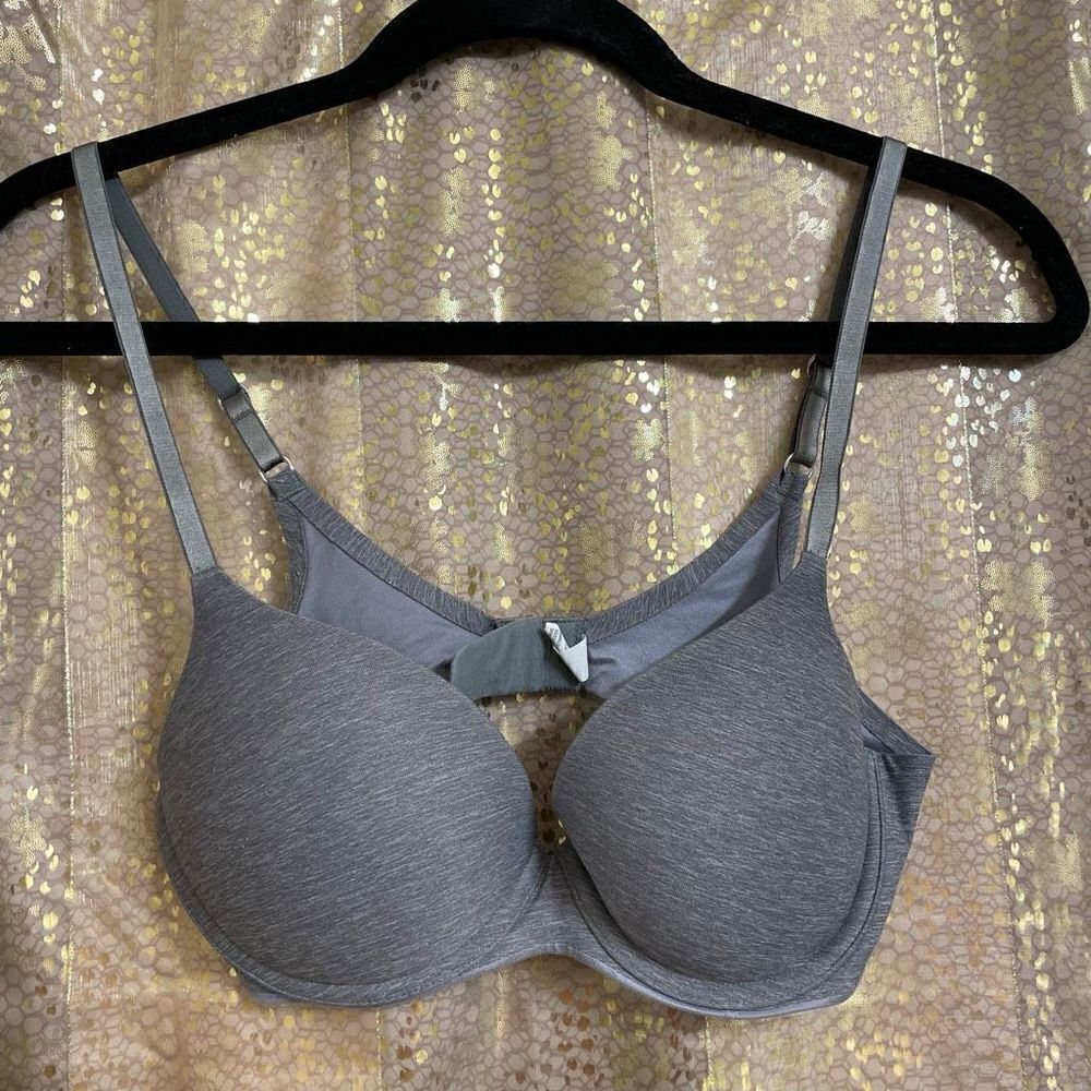 Aerie real sunnie demi bra, space gray 34C EUC‎